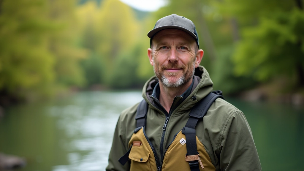 Portrait of outdoor guide and river expert